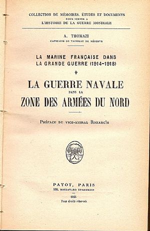 LA GUERRE NAVALE DANS LA ZONE DES ARMEES DU NORD,