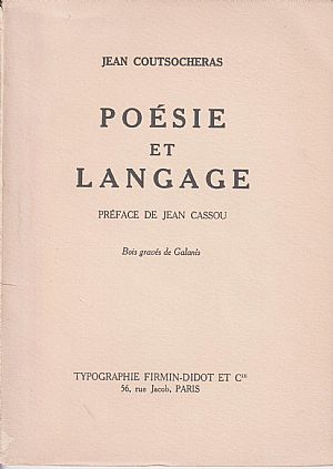 Poésie et langage